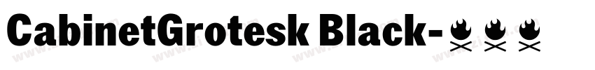 CabinetGrotesk Black字体转换 CabinetGrotesk Black字体转换